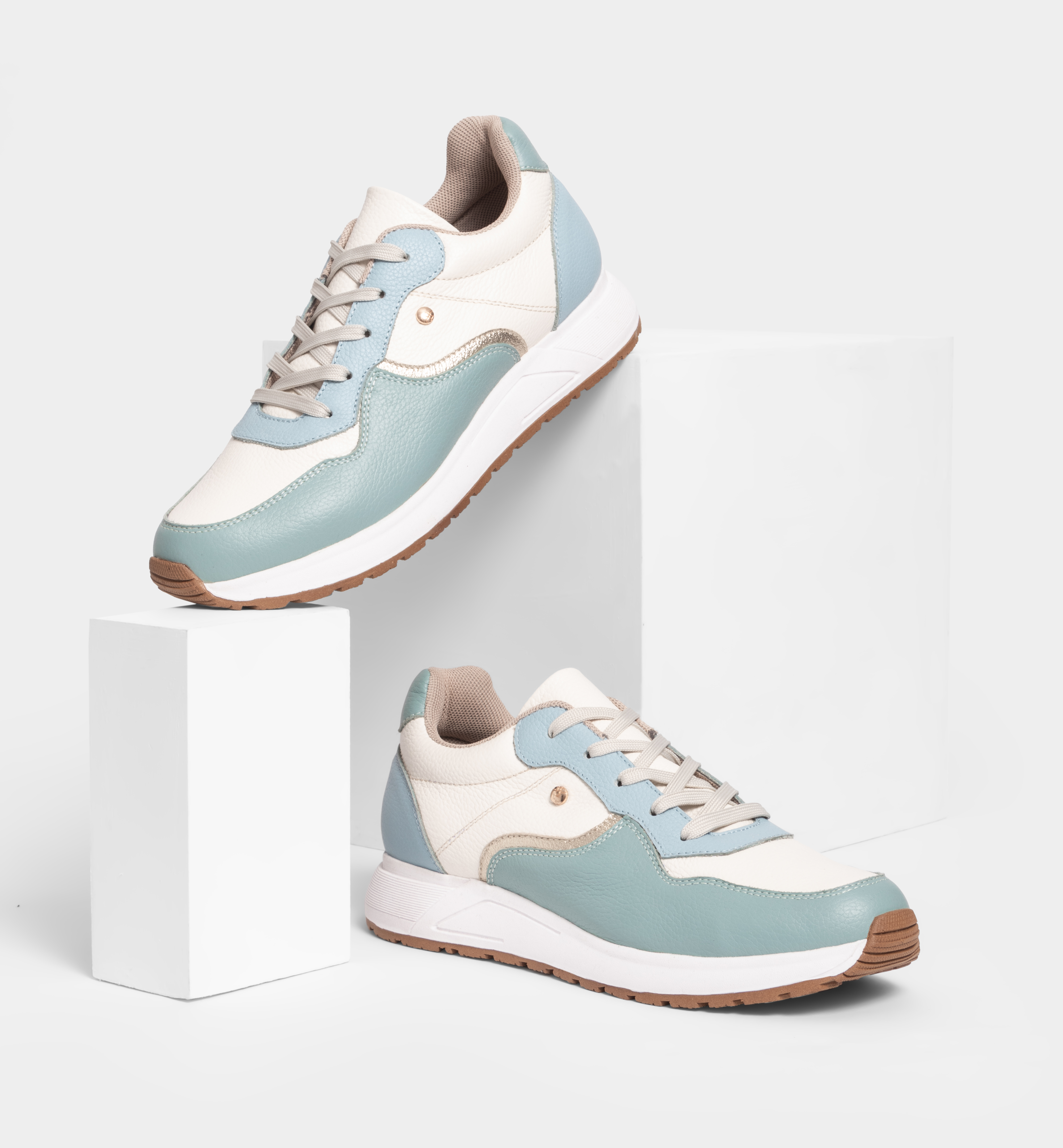 ZAPATILLAS MUJER CELESTE