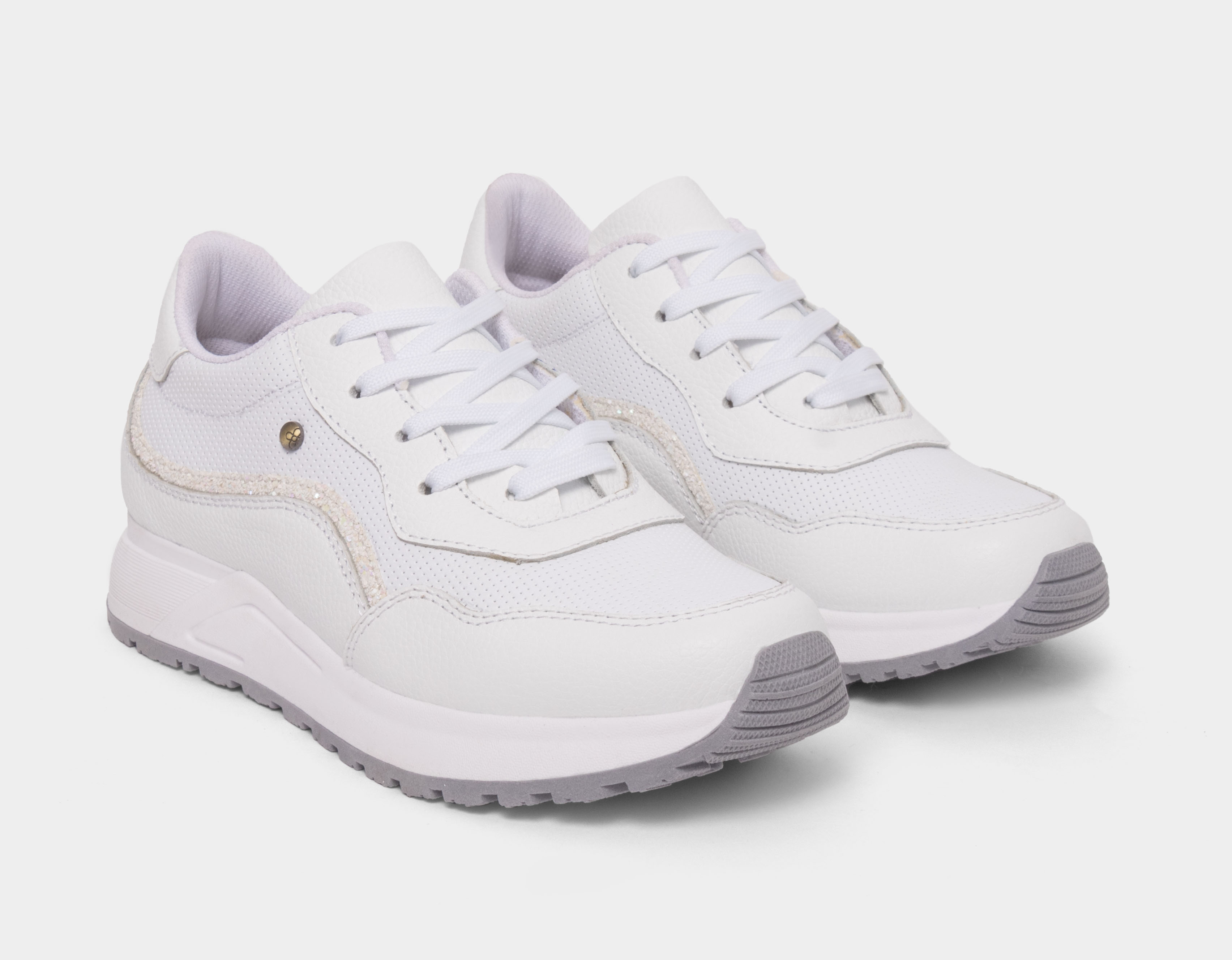 ZAPATILLAS MUJER BLANCO GLITER — 3