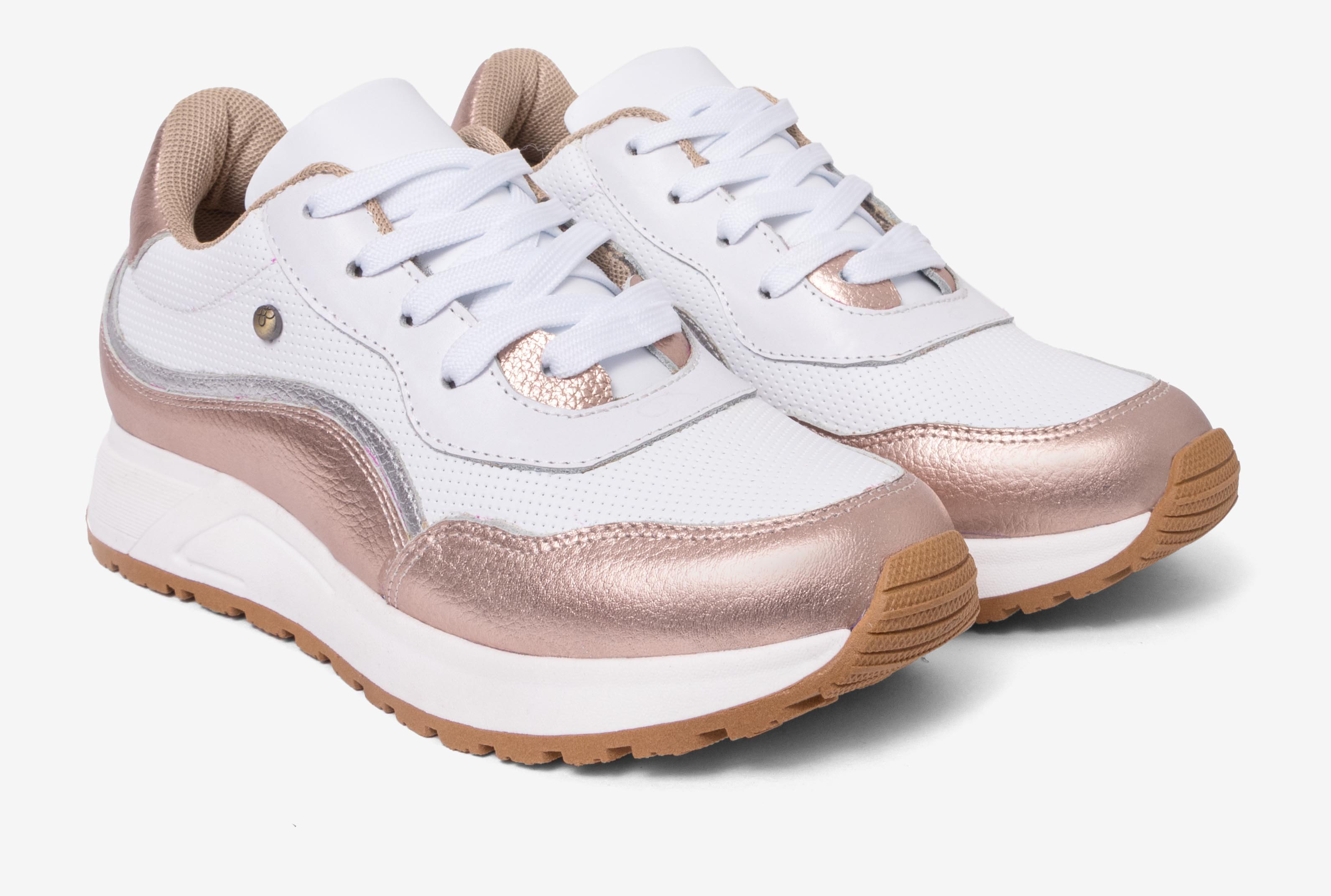 ZAPATILLAS MUJER BLANCO COBRE — 2