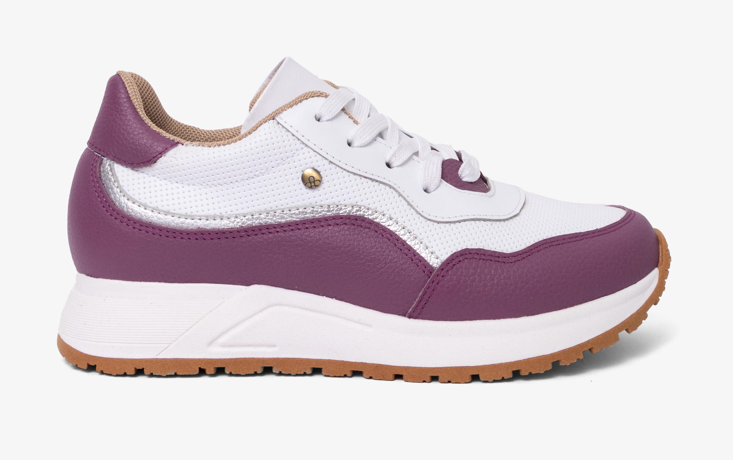 ZAPATILLAS MUJER BLANCO MORADO