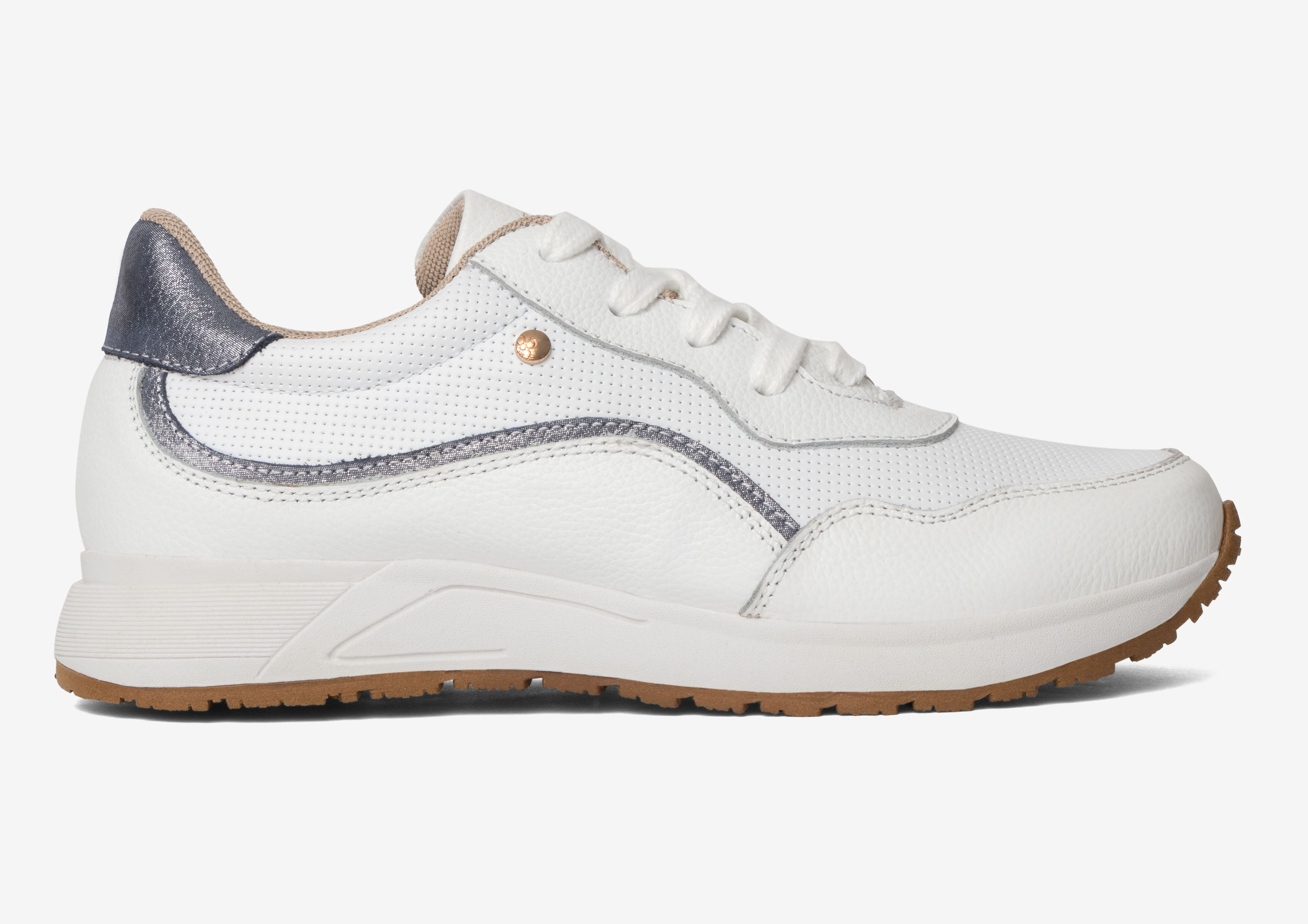 ZAPATILLAS MUJER BLANCO PLOMO