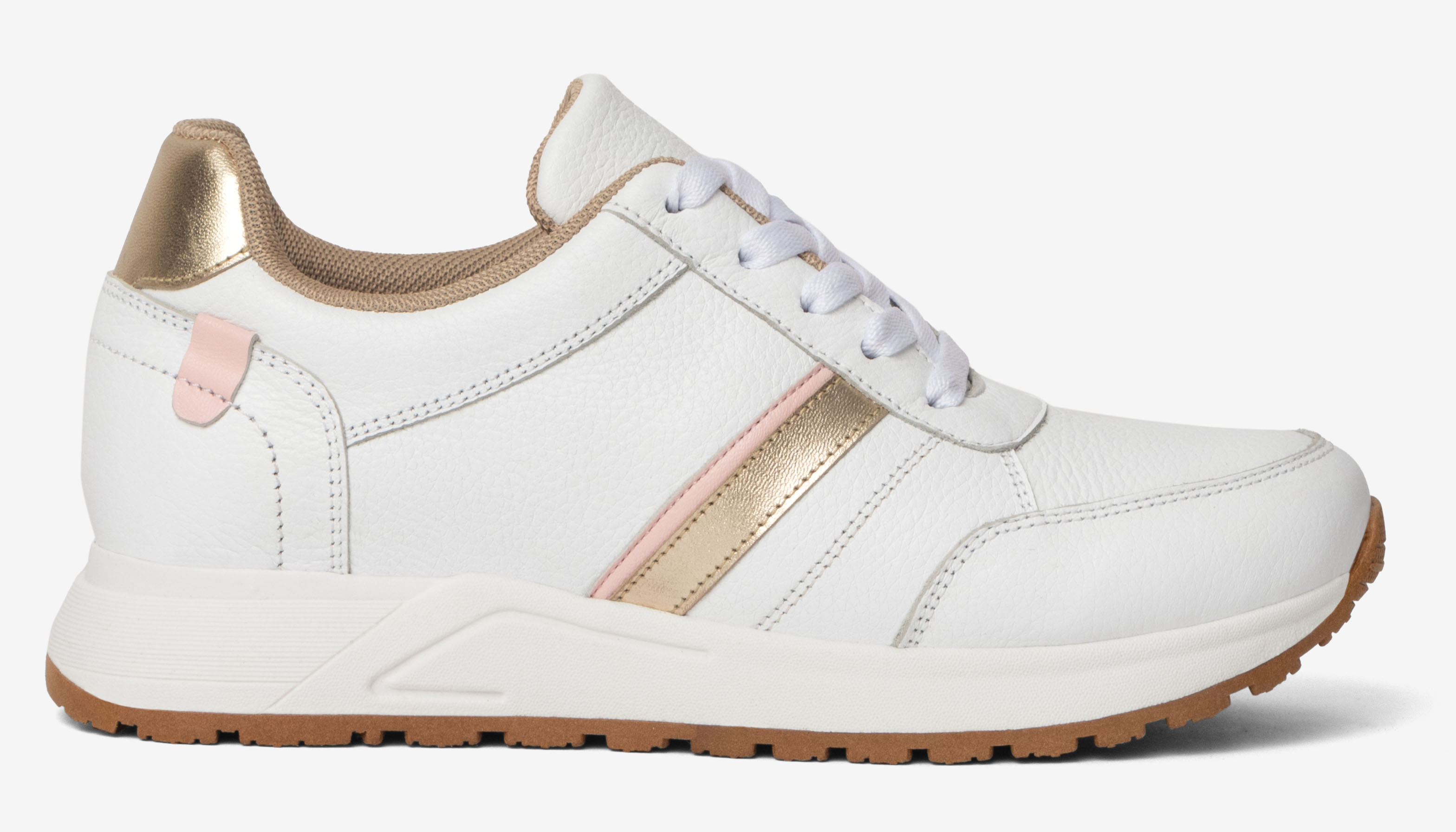 ZAPATILLAS MUJER BLANCO ROSA