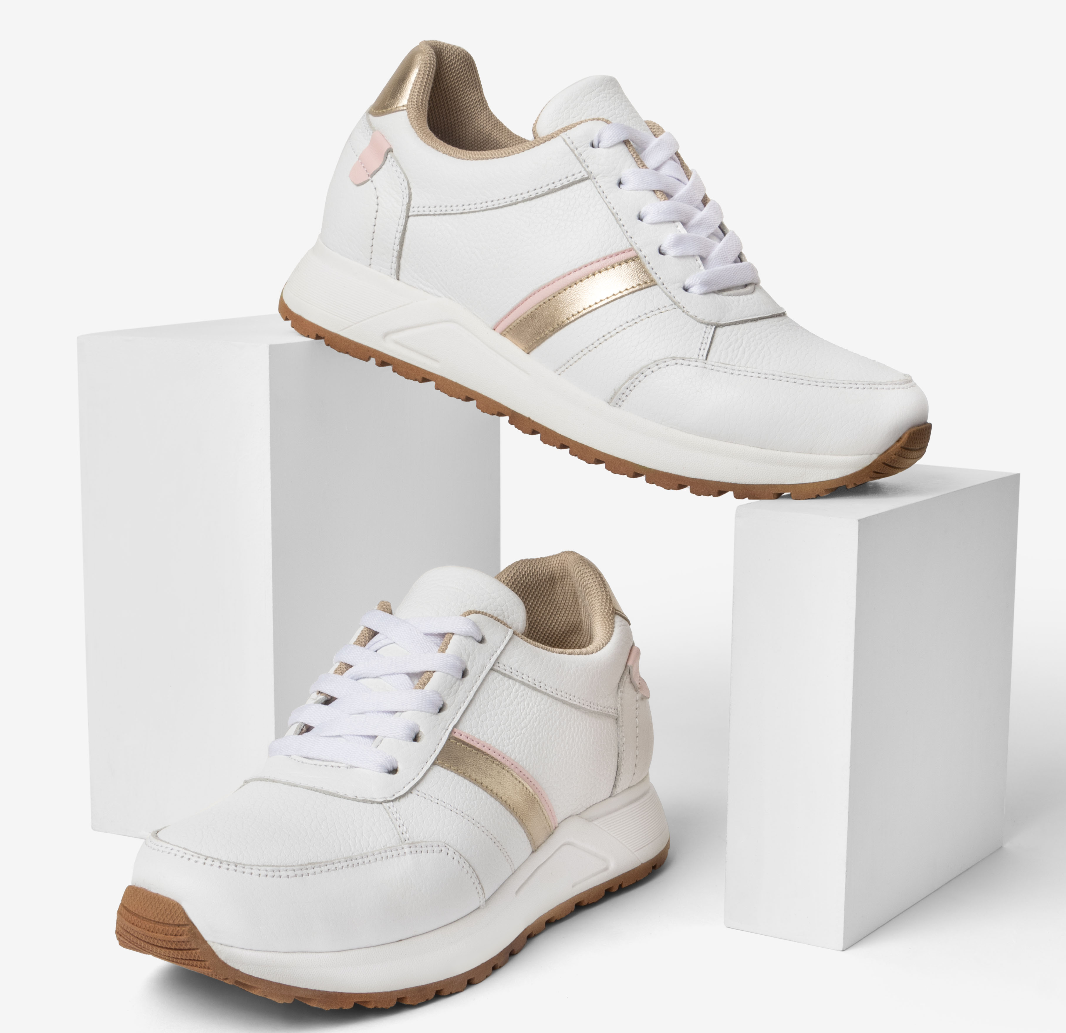 ZAPATILLAS MUJER BLANCO ROSA — 2